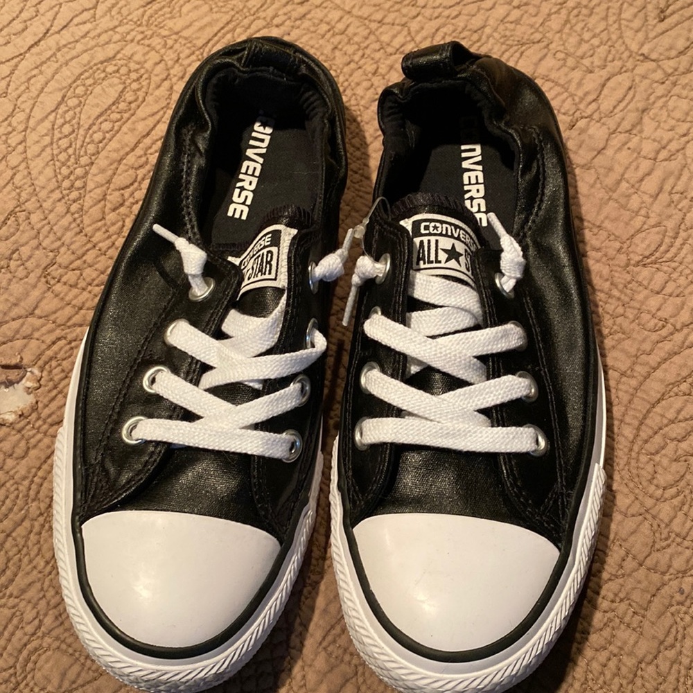 Brand-new Converse leather slip on